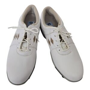Footjoy Summer‎ Series Women's Golf Shoes White/Brown Size 7m